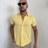 CAMISA LINO AMARILLO