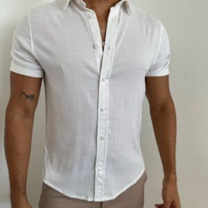 CAMISA LINO BLANCA