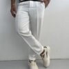 PANTALÓN PRETINA NORMAL CON LÍNEA BLANCO