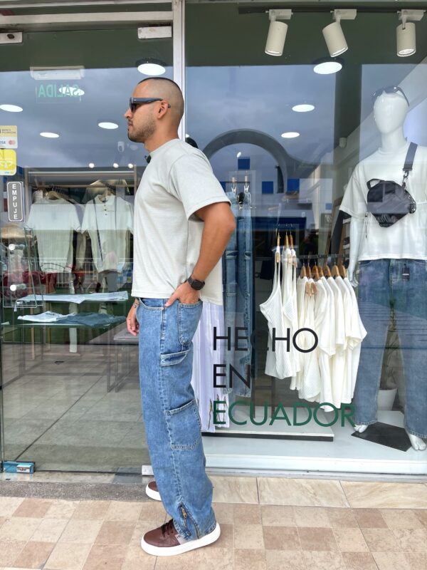 OVERSIZED TEXTURA VERDE MENTA