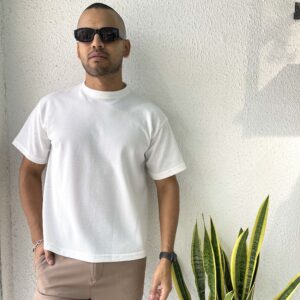 OVERSIZED TEXTURA BLANCA