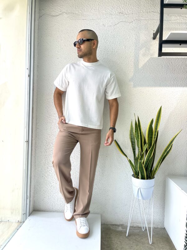 OVERSIZED TEXTURA BLANCA