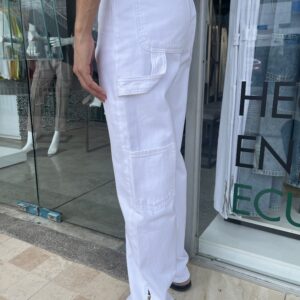 JEAN OVERSIZED CIERRE BLANCO