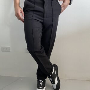 PANTALÓN PRETINA NORMAL CON LÍNEA NEGRO