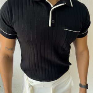 CAMISA TEJIDA NEGRA