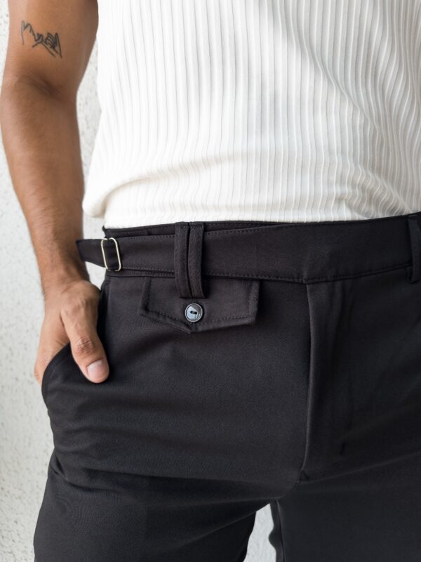 PANTALÓN GURKHA NEGRO