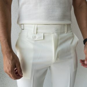 PANTALÓN GURKHA BLANCO