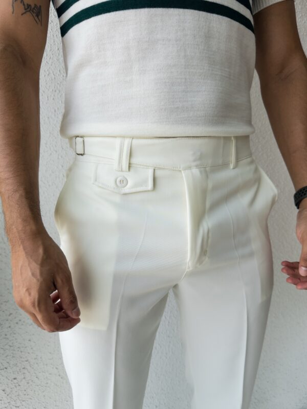PANTALÓN GURKHA BLANCO