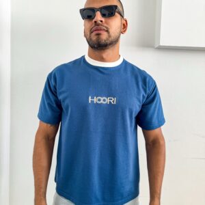 CAMISETA OVERSIZED AZUL