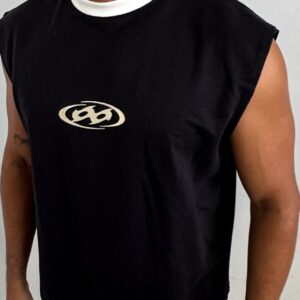 CAMISETA SIN MANGA NEGRA