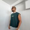 CAMISETA SIN MANGAS VERDE