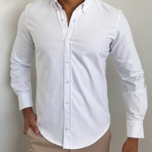 CAMISA MANGAS LARGAS BLANCA