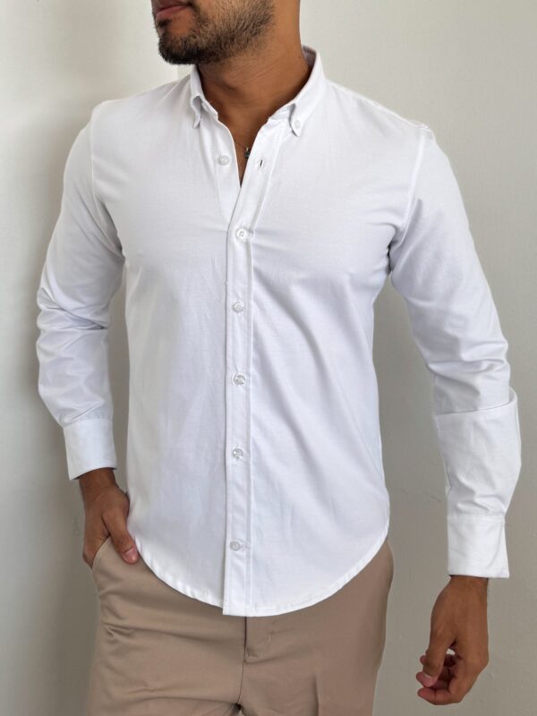 CAMISA MANGAS LARGAS BLANCA