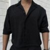 CAMISA TEXTURA NEGRA