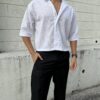 CAMISA TEXTURA BLANCA