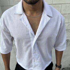 CAMISA TEXTURA BLANCA
