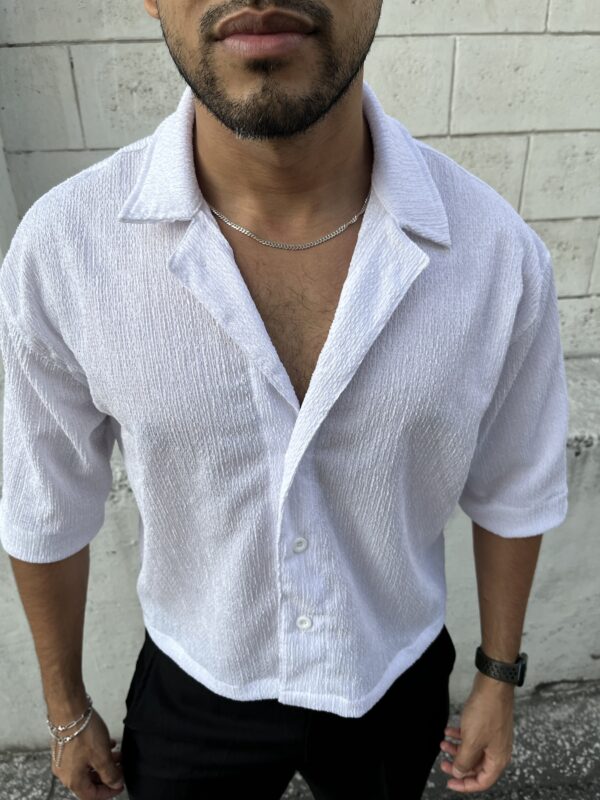 CAMISA TEXTURA BLANCA