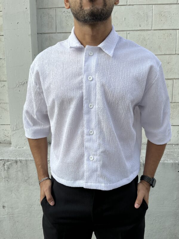 CAMISA TEXTURA BLANCA