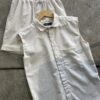 CONJUNTO CORTO LINO BLANCO