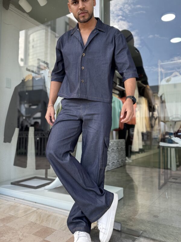 CONJUNTO TELA DENIM