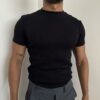 CAMISETA SLIM FIT NEGRA
