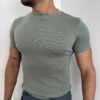 CAMISETA SLIM FIT VERDE