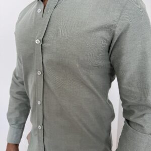 CAMISA MANGAS LARGAS VERDE