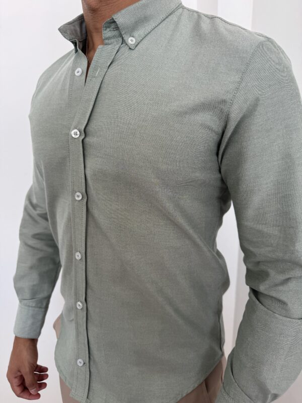 CAMISA MANGAS LARGAS VERDE