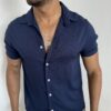CAMISA LINO AZUL