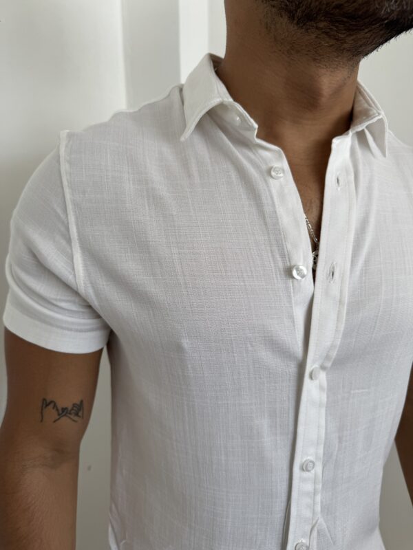 CAMISA LINO BLANCA