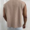 CAMISETA SIN MANGAS CAFÉ