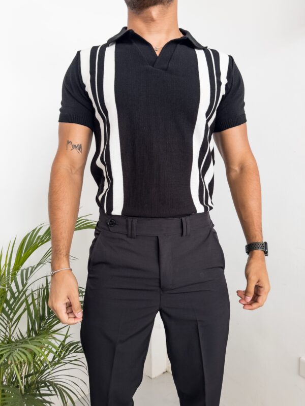 PANTALÓN PRETINA CRUZADA NEGRO