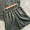 CONJUNTO CORTO LINO VERDE