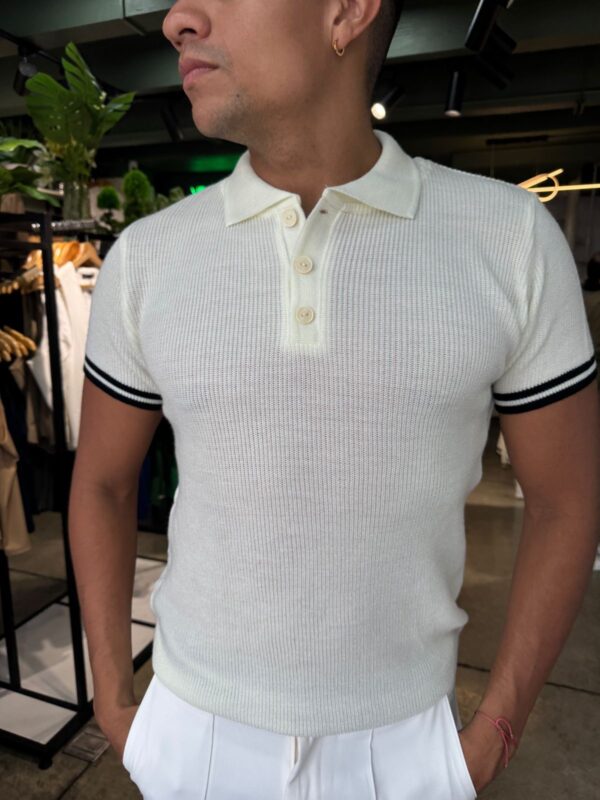 CAMISA TEJIDA BLANCA