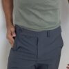 PANTALON PRETINA CRUZADA GRIS OSCURO