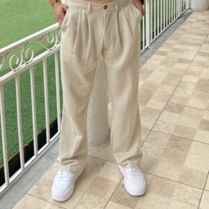 PANTALON DE LINO