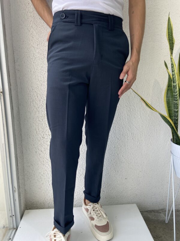 PANTALON PRETINA CRUZADA AZUL MARINO