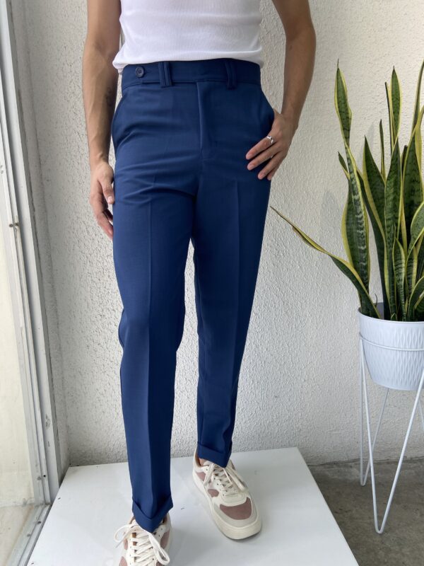 PANTALON PRETINA CRUZADA AZUL