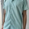CAMISA CUELLO CUBANO MANGA CORTA MENTA