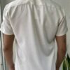 CAMISA CUELLO CUBANO MANGA CORTA BLANCO