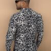 CAMISA ANIMAL PRINT B/N