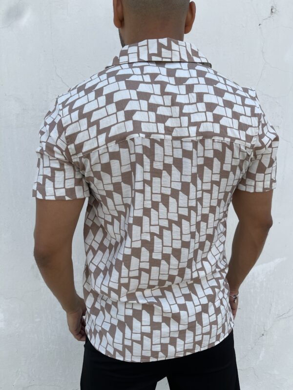 img_6002 CAMISA CUELLO CUBANO ESTAMPADA CREMA