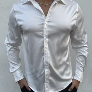 CAMISA SATINADA PERLA
