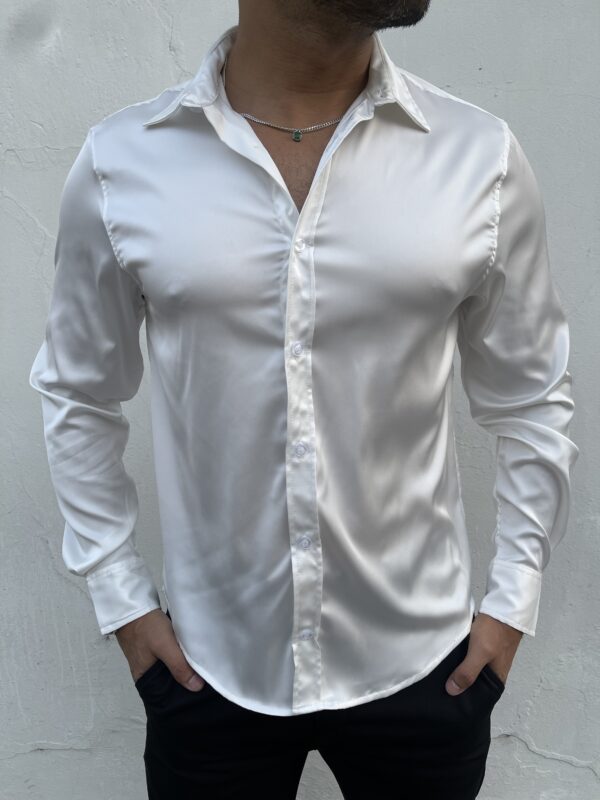 CAMISA SATINADA PERLA